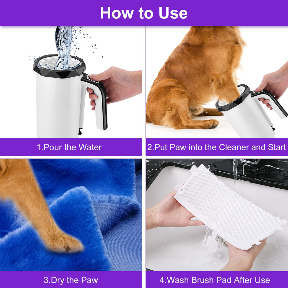 MYPIN paw cleaner compact, ideal for travel and outdoor grooming