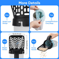 MYPIN scoop crafted from high quality PP material for daily use.