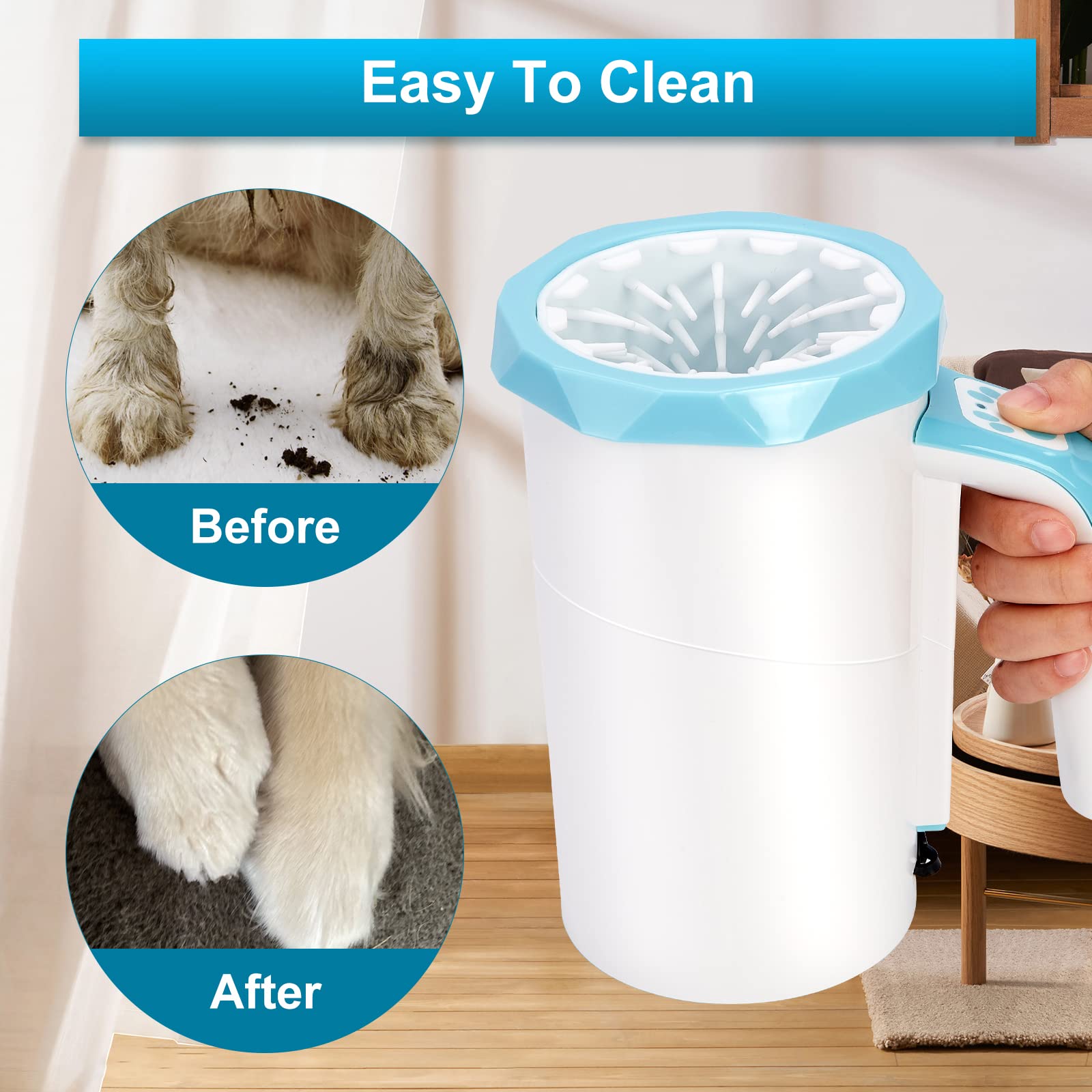 MYPIN silicone brush bottom for thorough paw cleaning