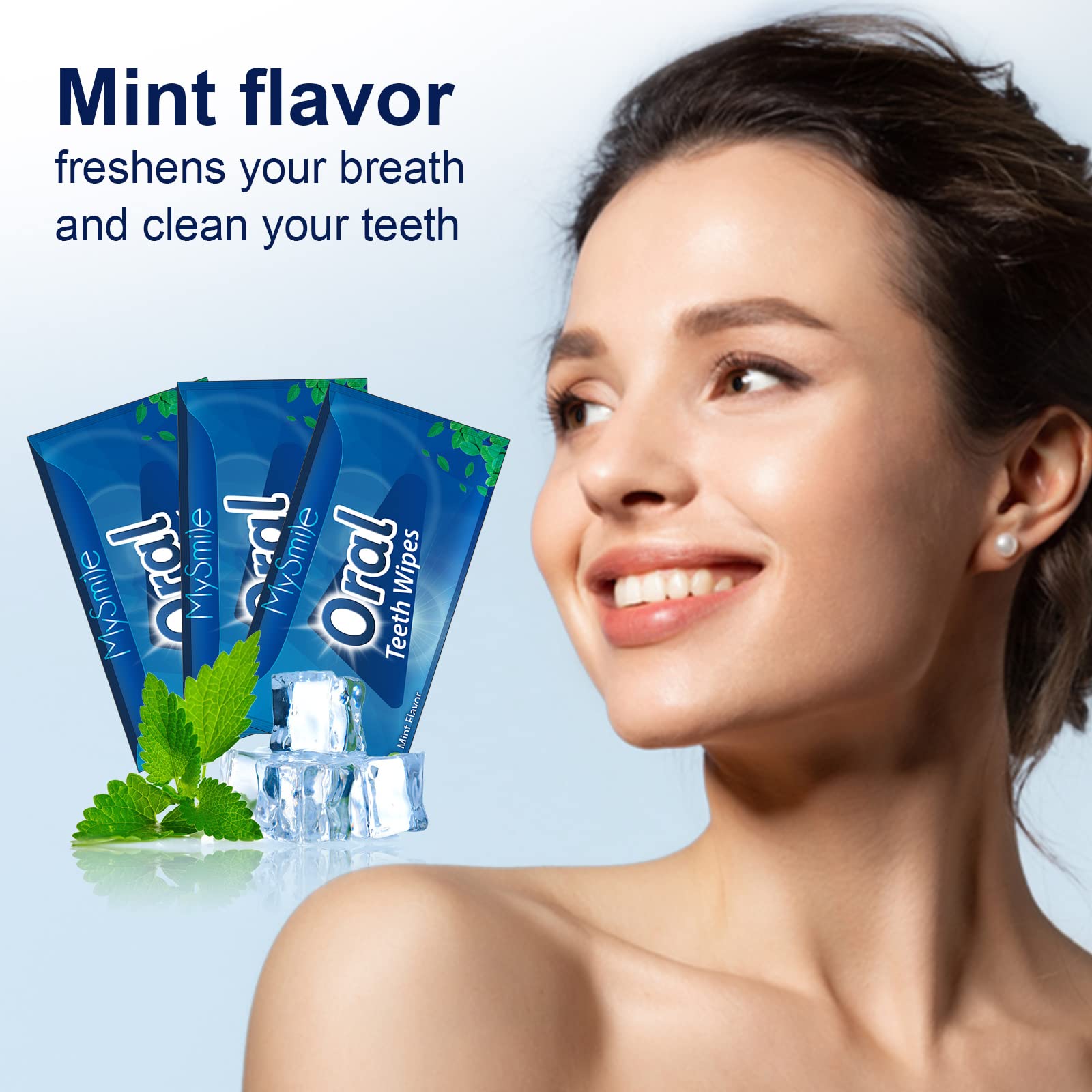 MySmile teeth wipes individually wrapped highlight hygienic, travel-friendly use