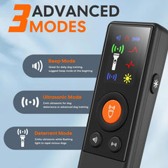 Mystarry dual ultrasonic emitters provide safe, humane deterrence over yards up to 35 feet.