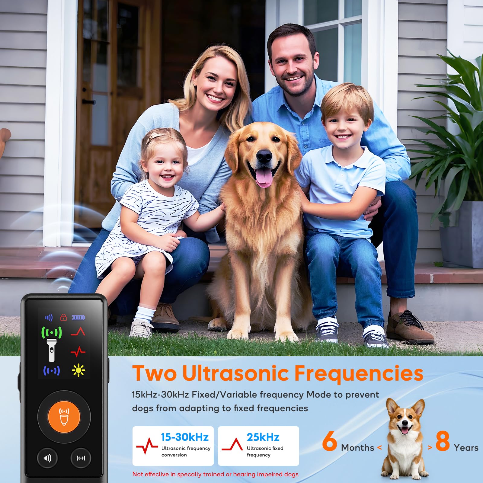 Mystarry three-mode device lets you train with Ultrasonic, Sound, or LED Flashlight options.