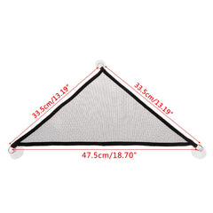 Mytagos multi-level-reptile-hammock encourages climbing within a compact enclosure