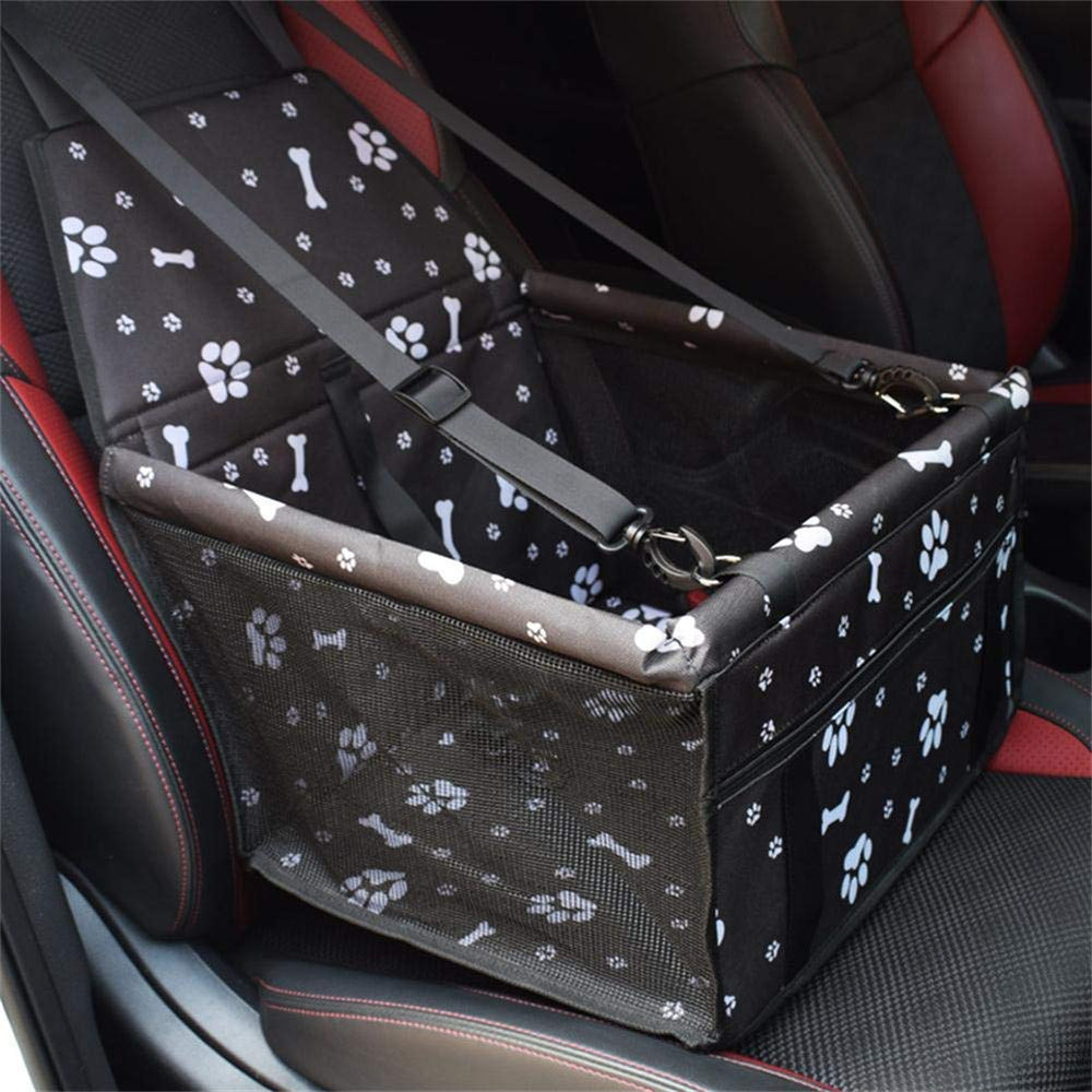Myuilor pet car booster seat assembly highlights a sturdy frame for safe travel.