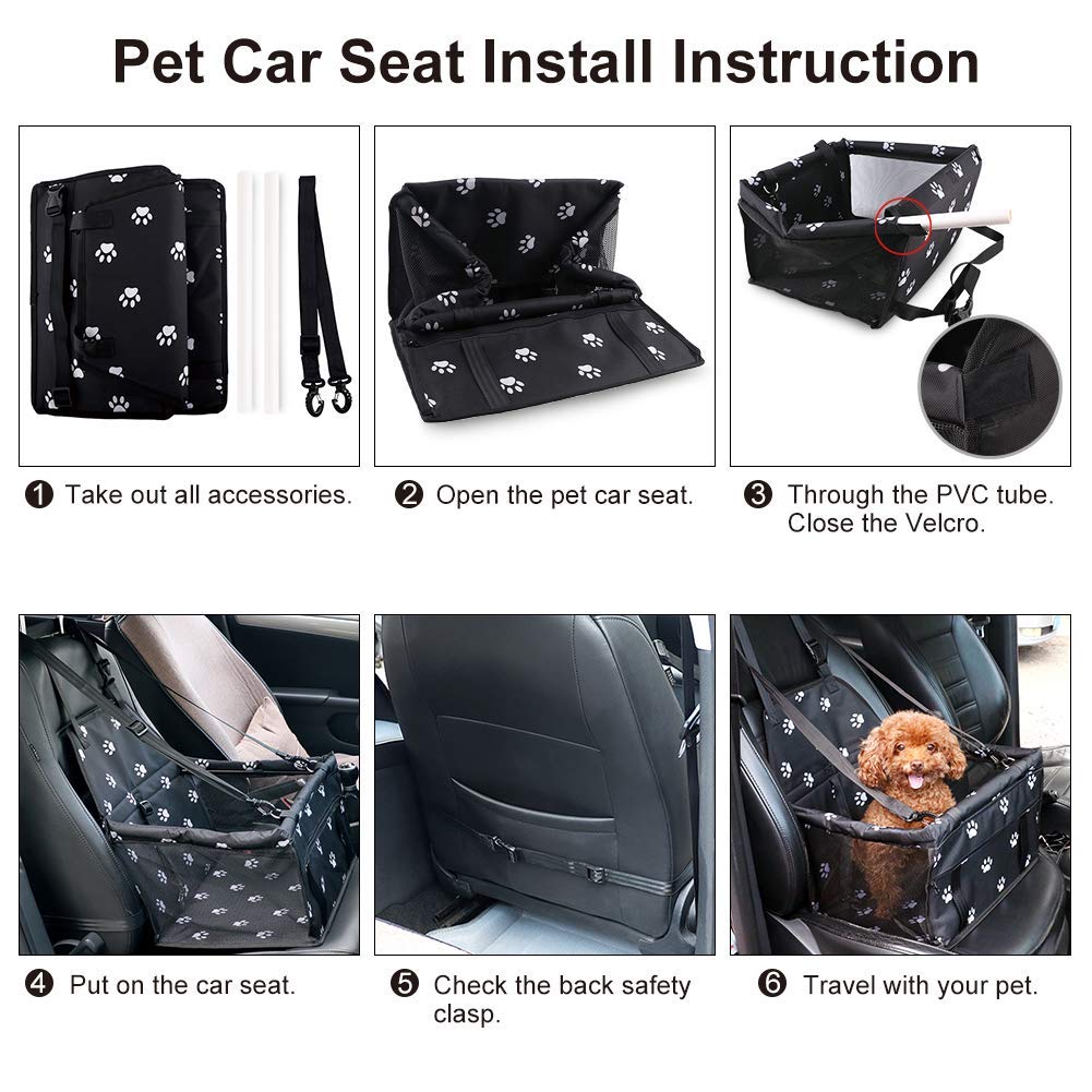 Myuilor up-to-30lbs fit covers most small pets during rides.