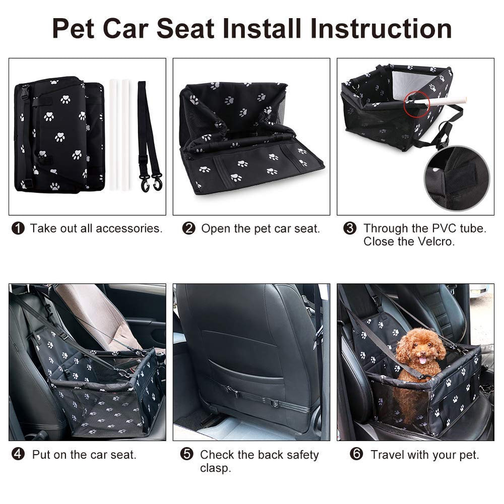 Myuilor up-to-30lbs fit covers most small pets during rides.