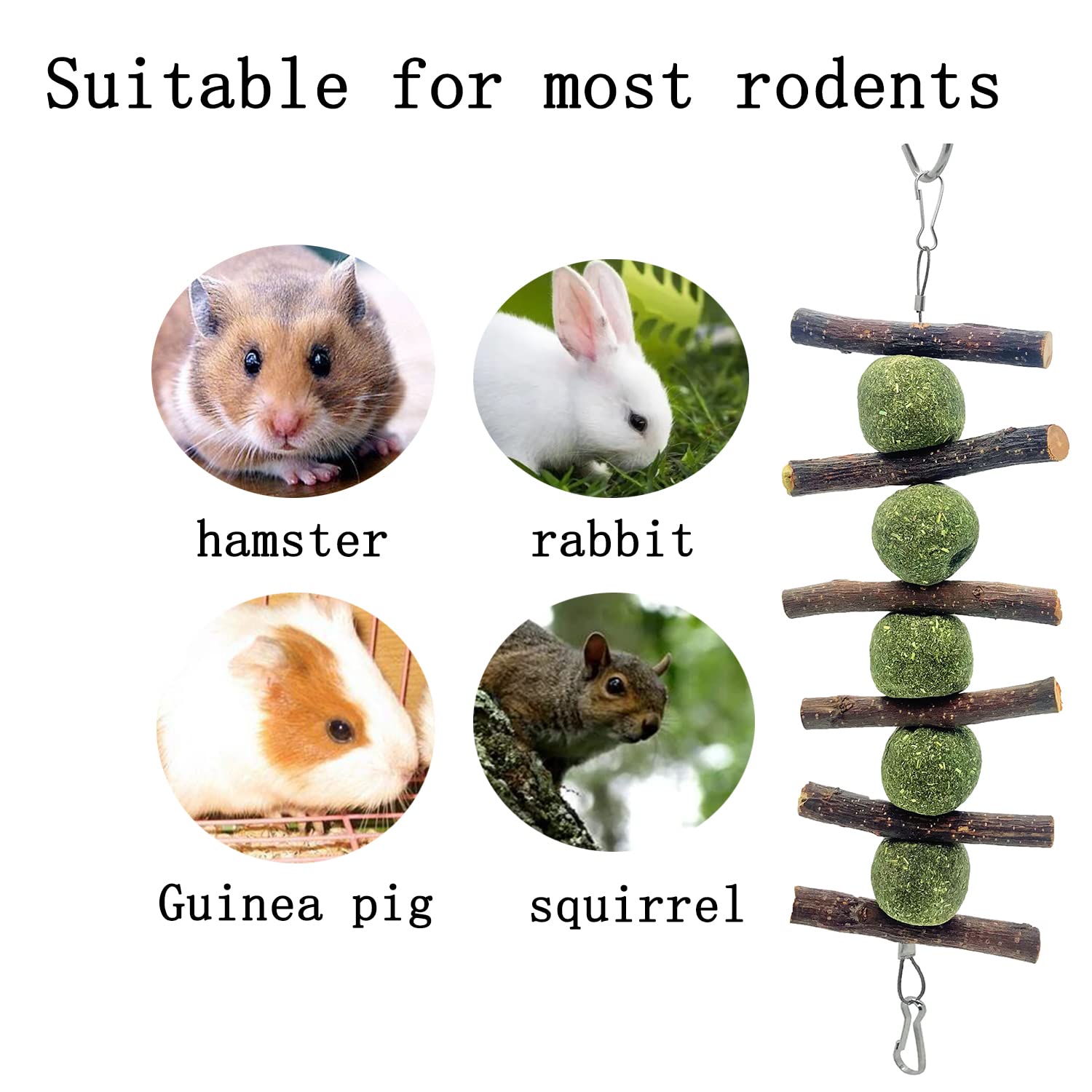 MYYZMY chew toys support digestion-friendly gnawing and gentle activity for guinea pigs and hamsters