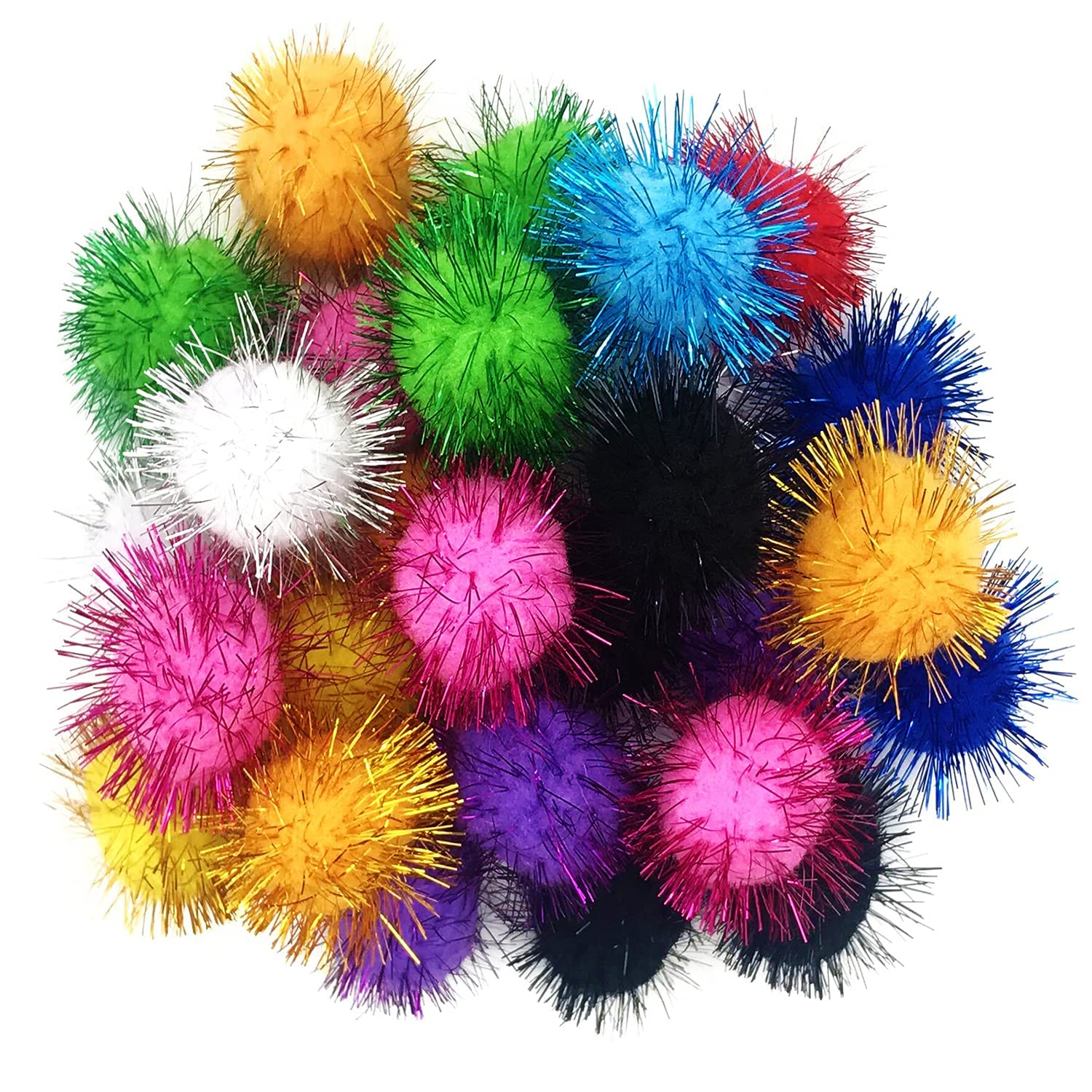 MYYZMY plush ball closeup glitter—shine that draws attention during playtime