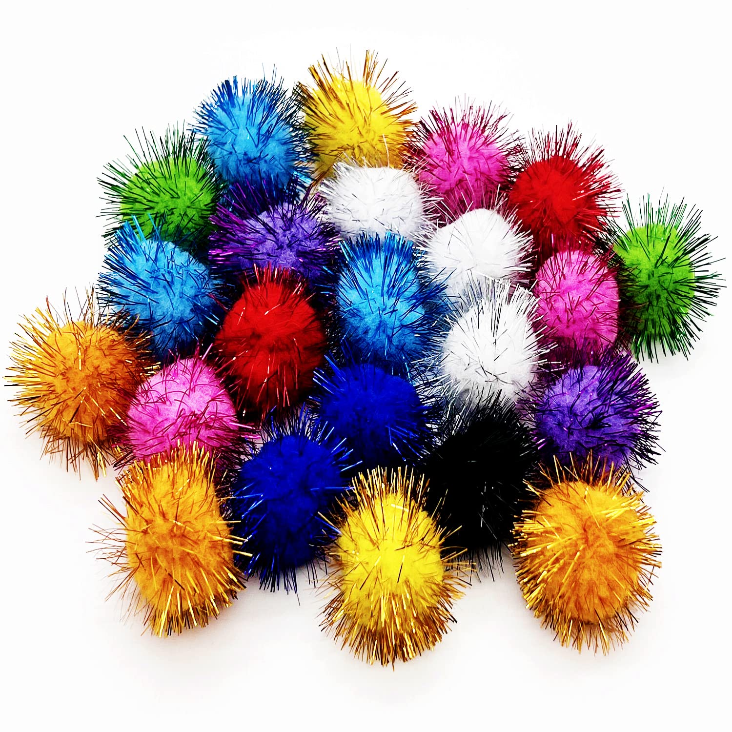 MYYZMY random-color cat ball pack—assorted hues for varied decoration and toys