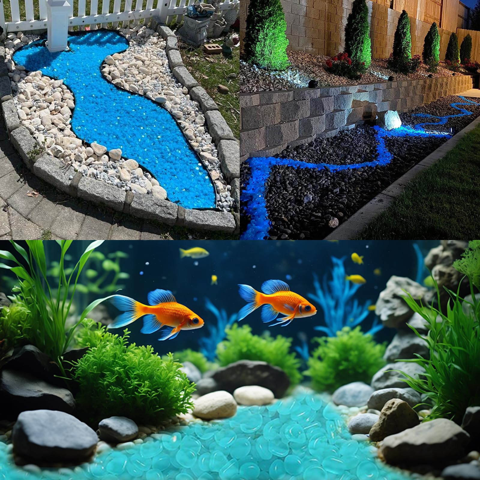 Mzekgxm glow pebbles safe and durable for outdoor use.