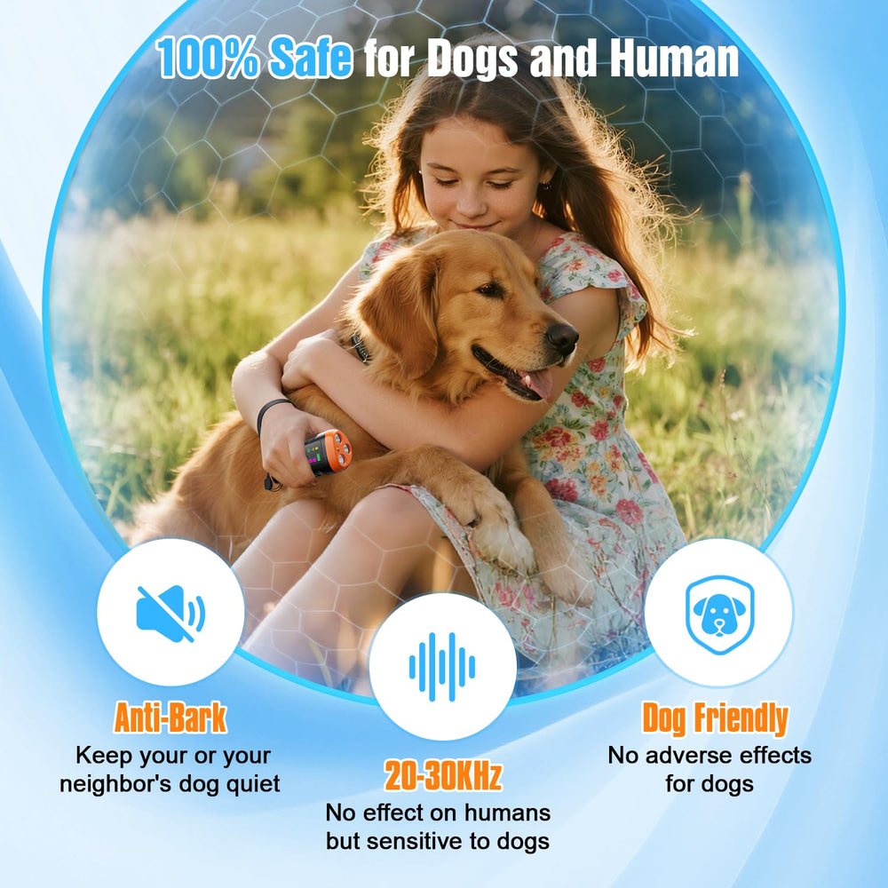 Mzorts dog bark deterrent indoor training captures quick setup for calm living spaces
