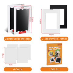 Nabance clean touch ink pad prevents mess during paw and nose prints.