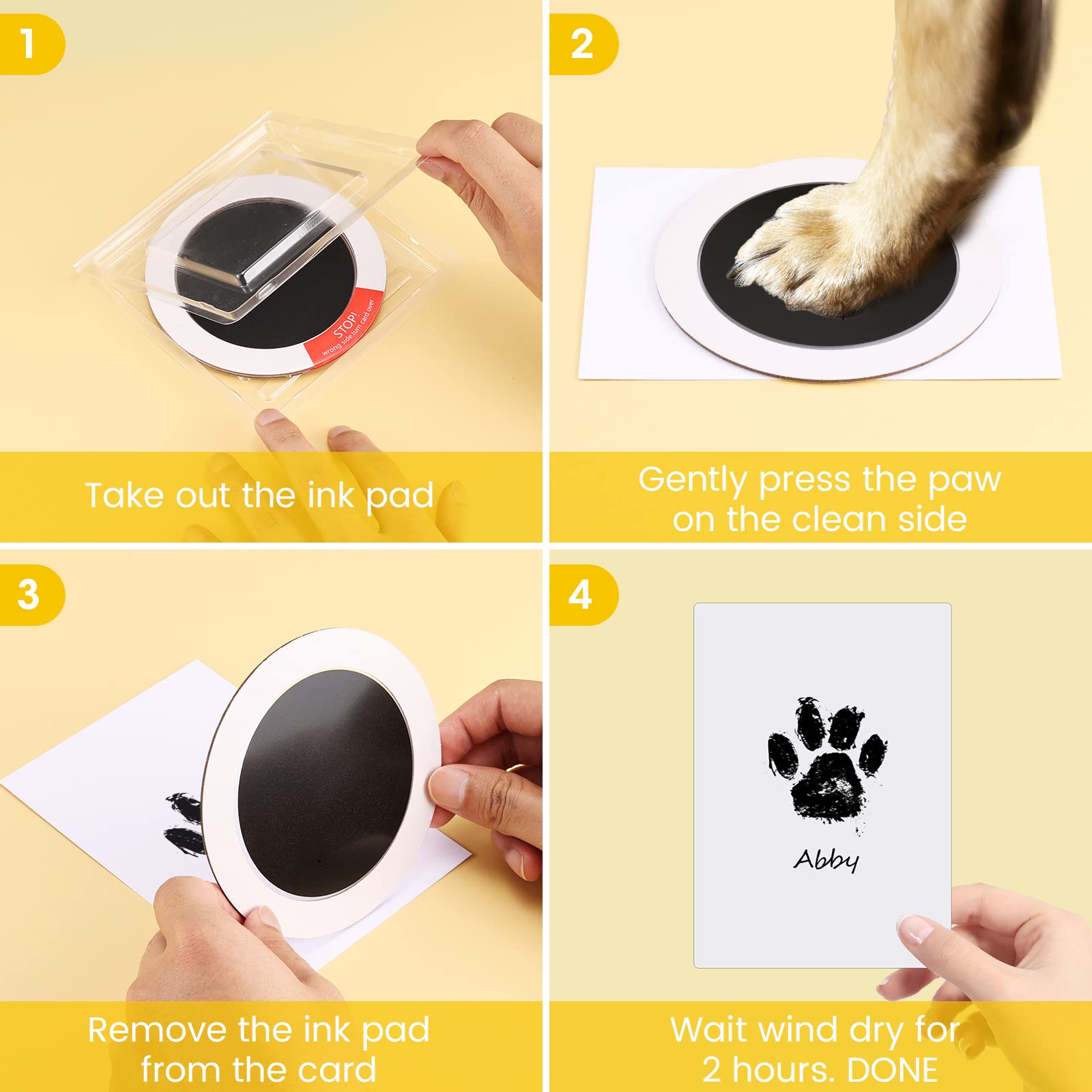 Nabance six imprint cards capture multiple keepsake moments.