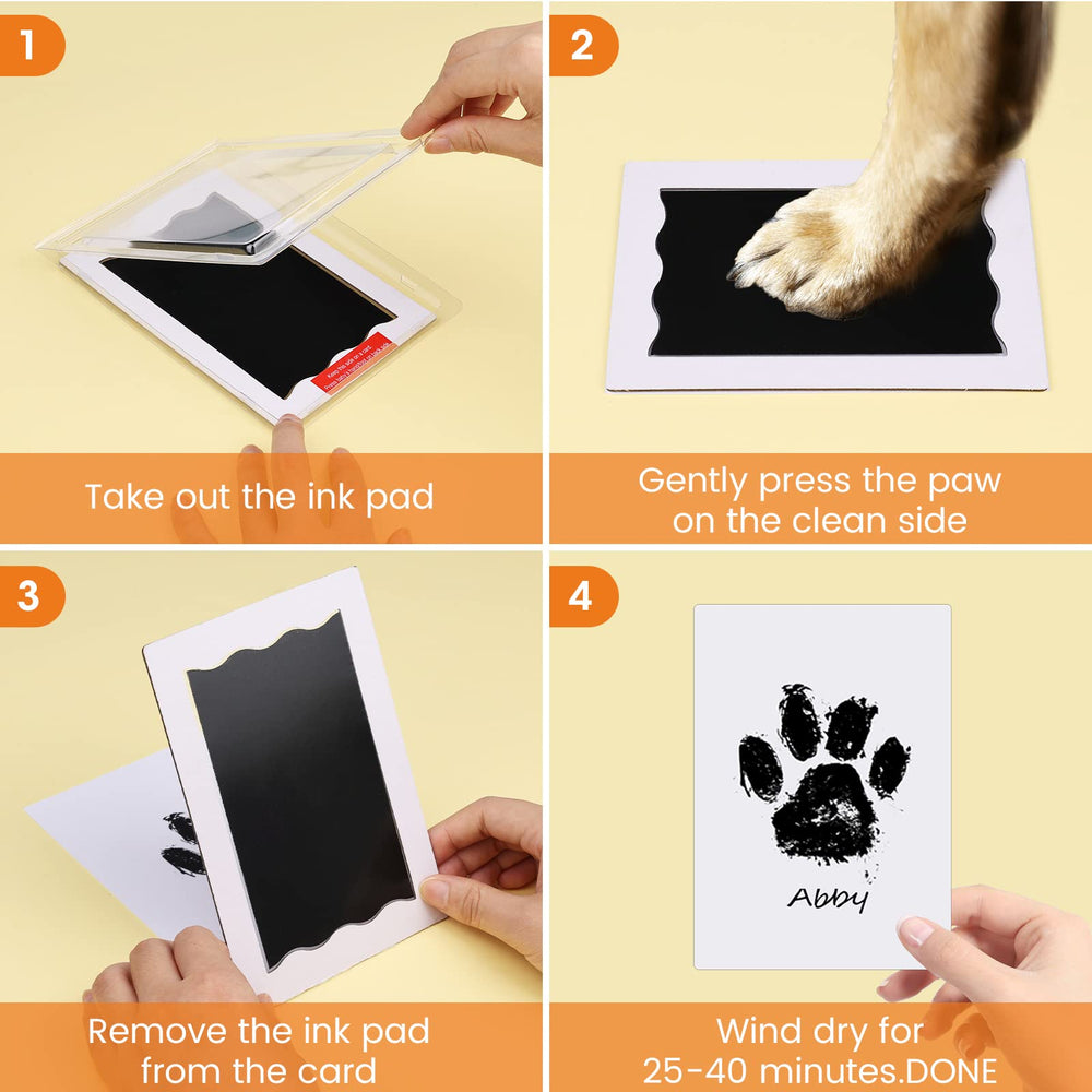 Nabance imprint cards for precise paw or nose prints.