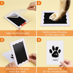 Nabance imprint cards for precise paw or nose prints.