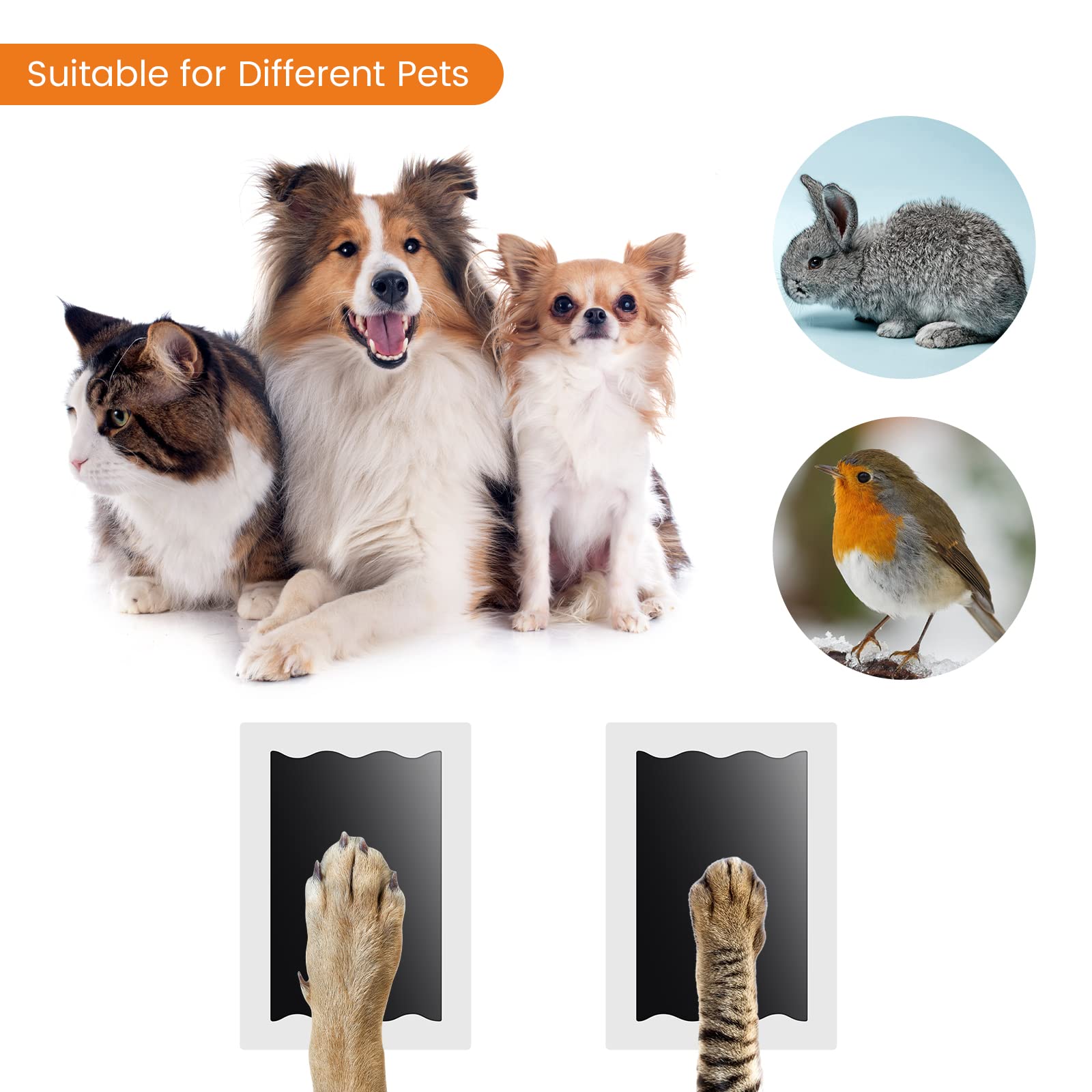 Nabance nose print stamp pad for dogs captures a unique nose print.