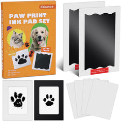 Nabance paw print kit overview showing mess-free impressions for pets.