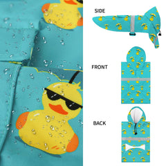 NACOCO dog raincoat adjustable belly strap ensures a secure fit