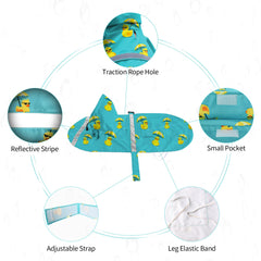 NACOCO dog raincoat reflective strip improves night visibility for drivers