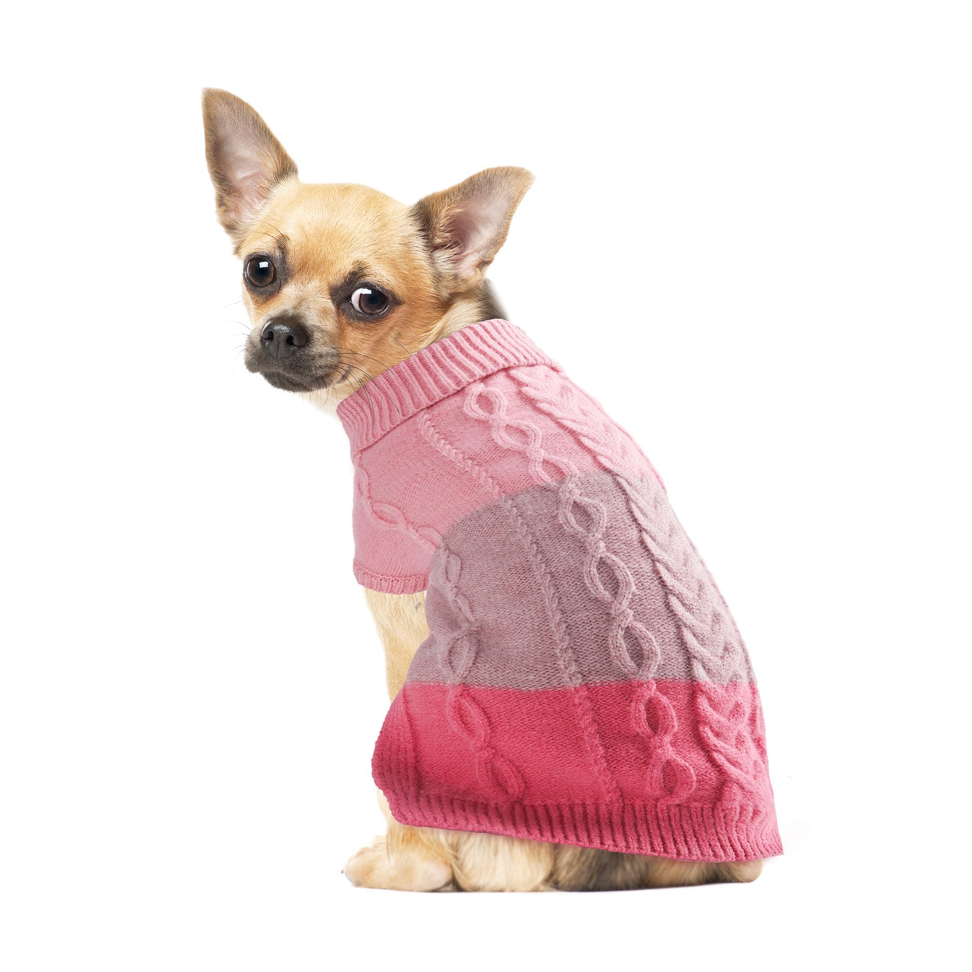 NACOCO dog sweater pink 2XL packaging shows easy gifting