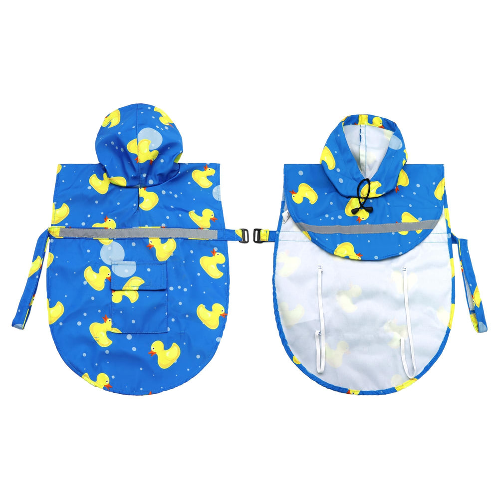 NACOCO adjustable belly-strap raincoat for secure, comfortable fit.