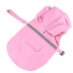 NACOCO large dog raincoat adjustable straps ensures secure, comfortable fit.