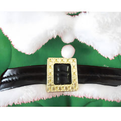 NACOCO Santa green cat-wear view for festive household use.