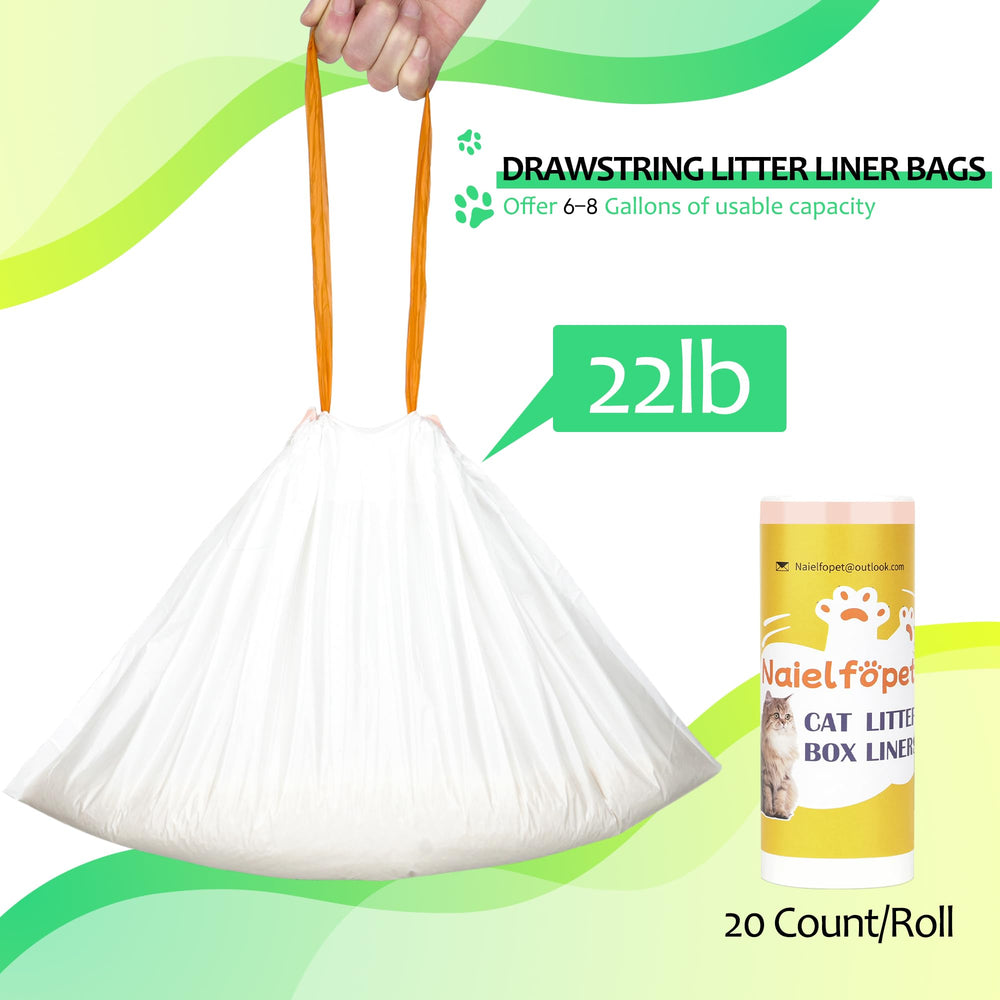 Naielfopet 18x12.6 inch liner fits MW-SC01 automatic litter boxes for a snug seal.