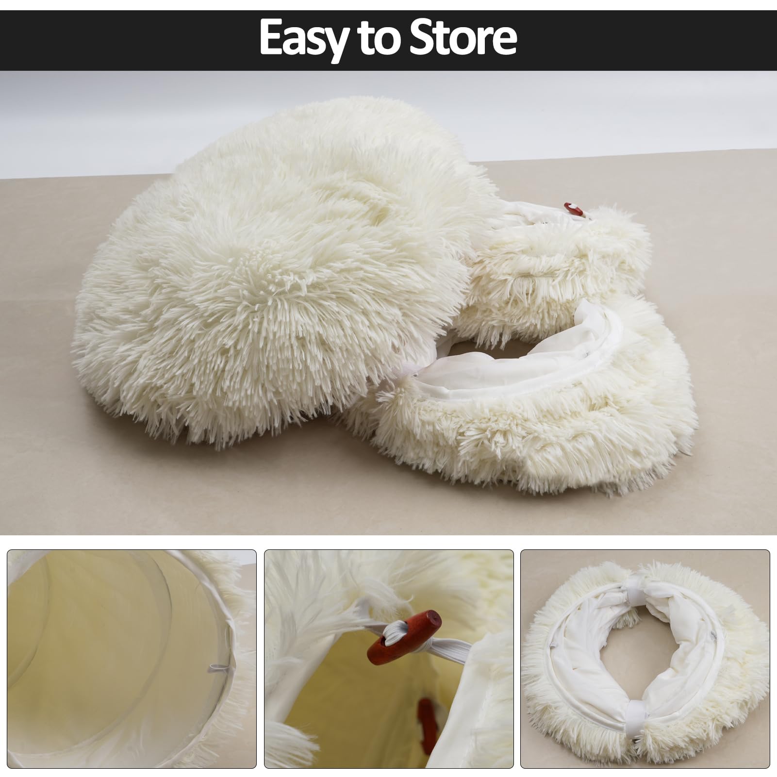Naielfopet donut tunnel ball toy enhances interactive play