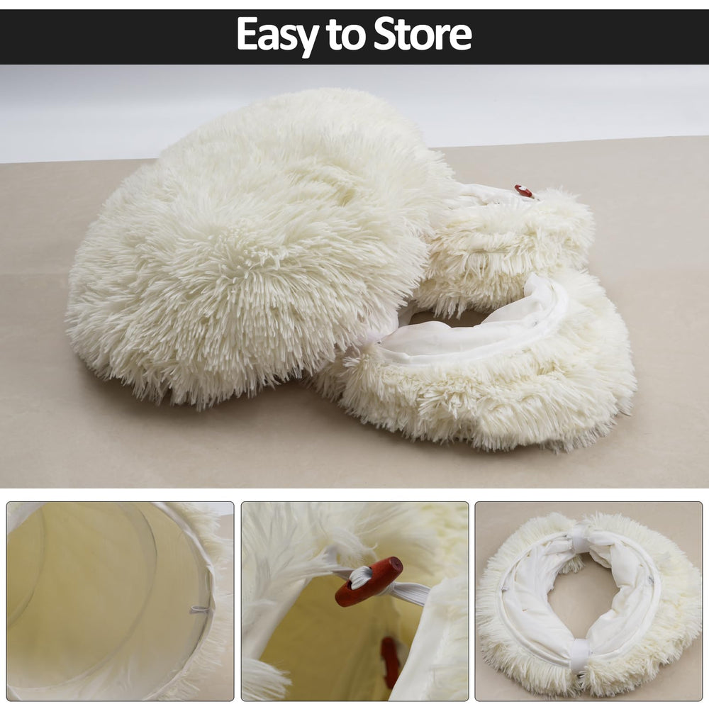 Naielfopet donut tunnel ball toy enhances interactive play