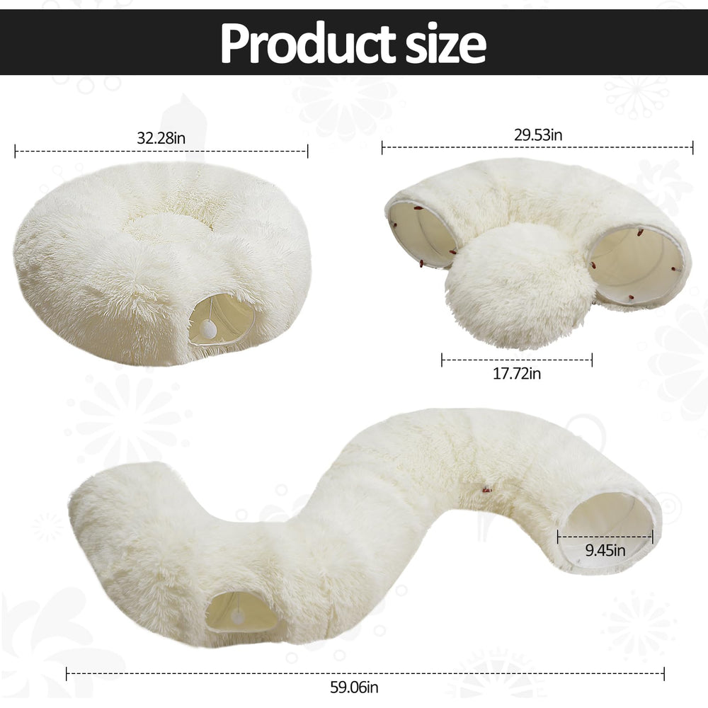Naielfopet donut tunnel circular setup demonstrates durability and quick setup