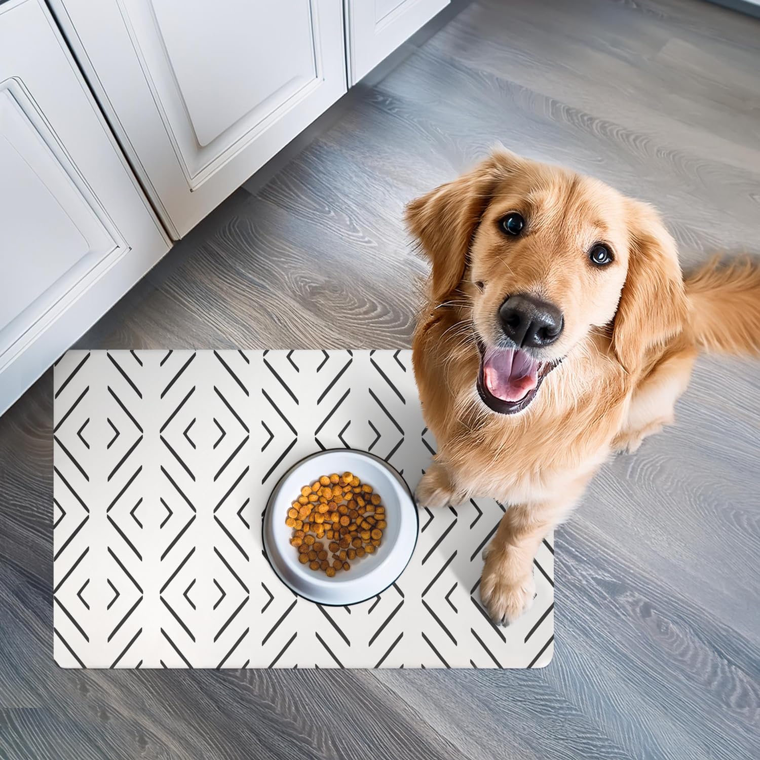 Nalalas easy clean dog mat resists hair and residue