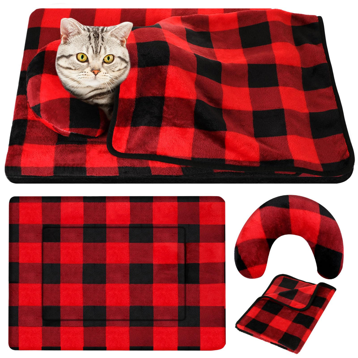 Namalu Christmas pet bed mat cozy sleep surface for cats and small dogs