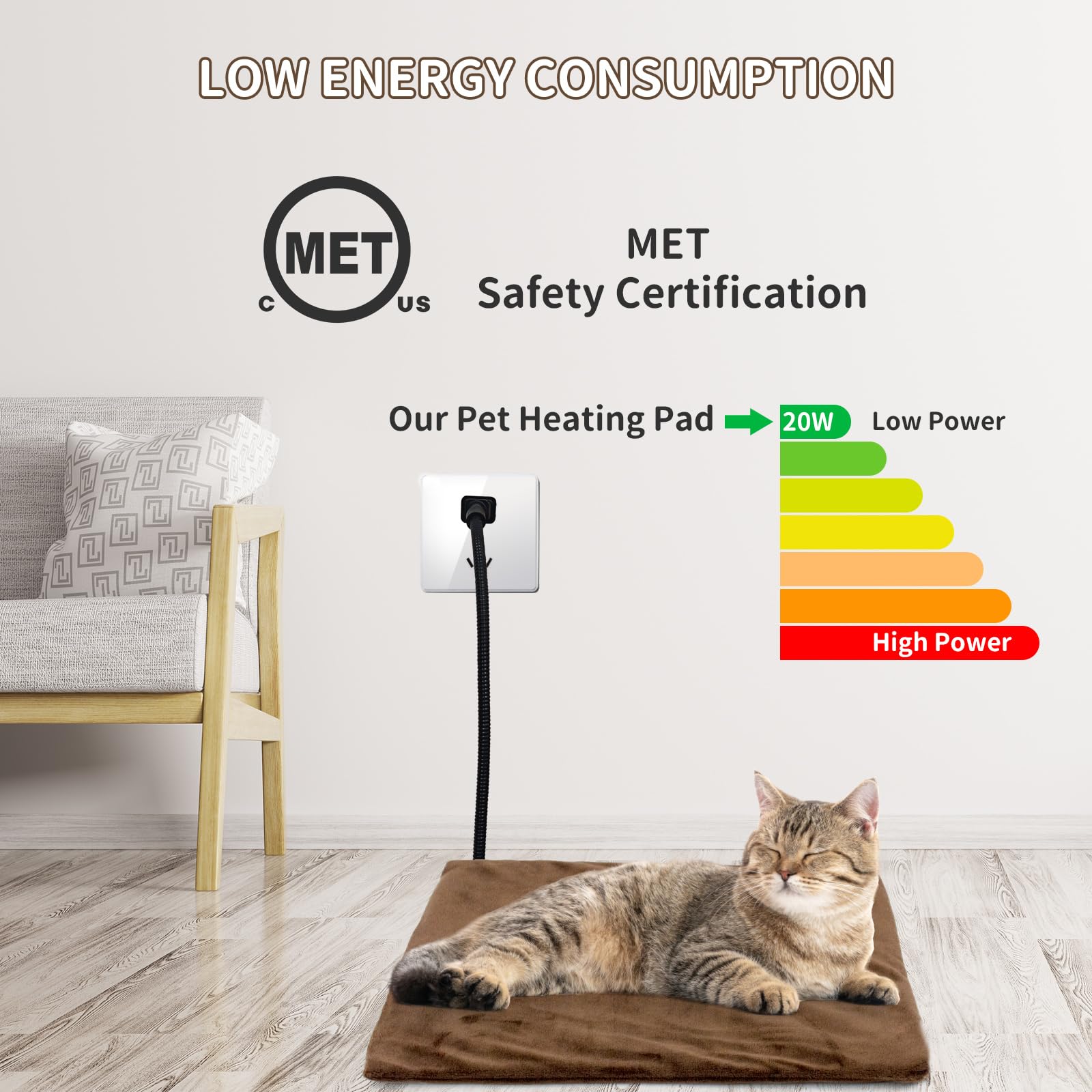 NAMOTEK pad with scratch, fire, and IP67 waterproof protection