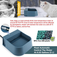 NAMSAN hose connection end image highlighting 1/2-inch inlet compatibility for easy setup