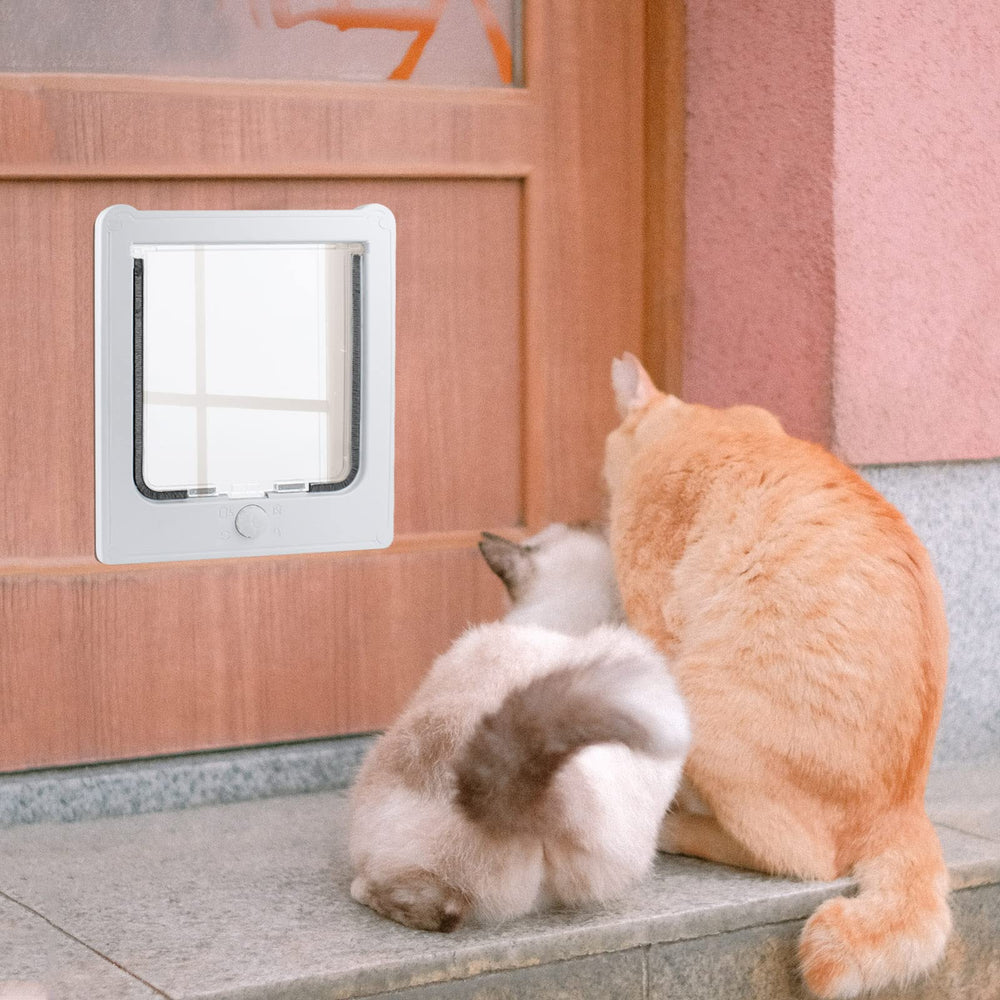 NAMSAN cat door in use by cats and small dogs for independent entry