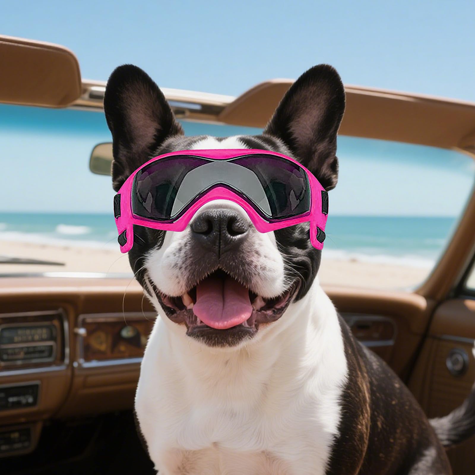 NAMSAN dog sunglasses UV protection lens reduces glare for outdoor use