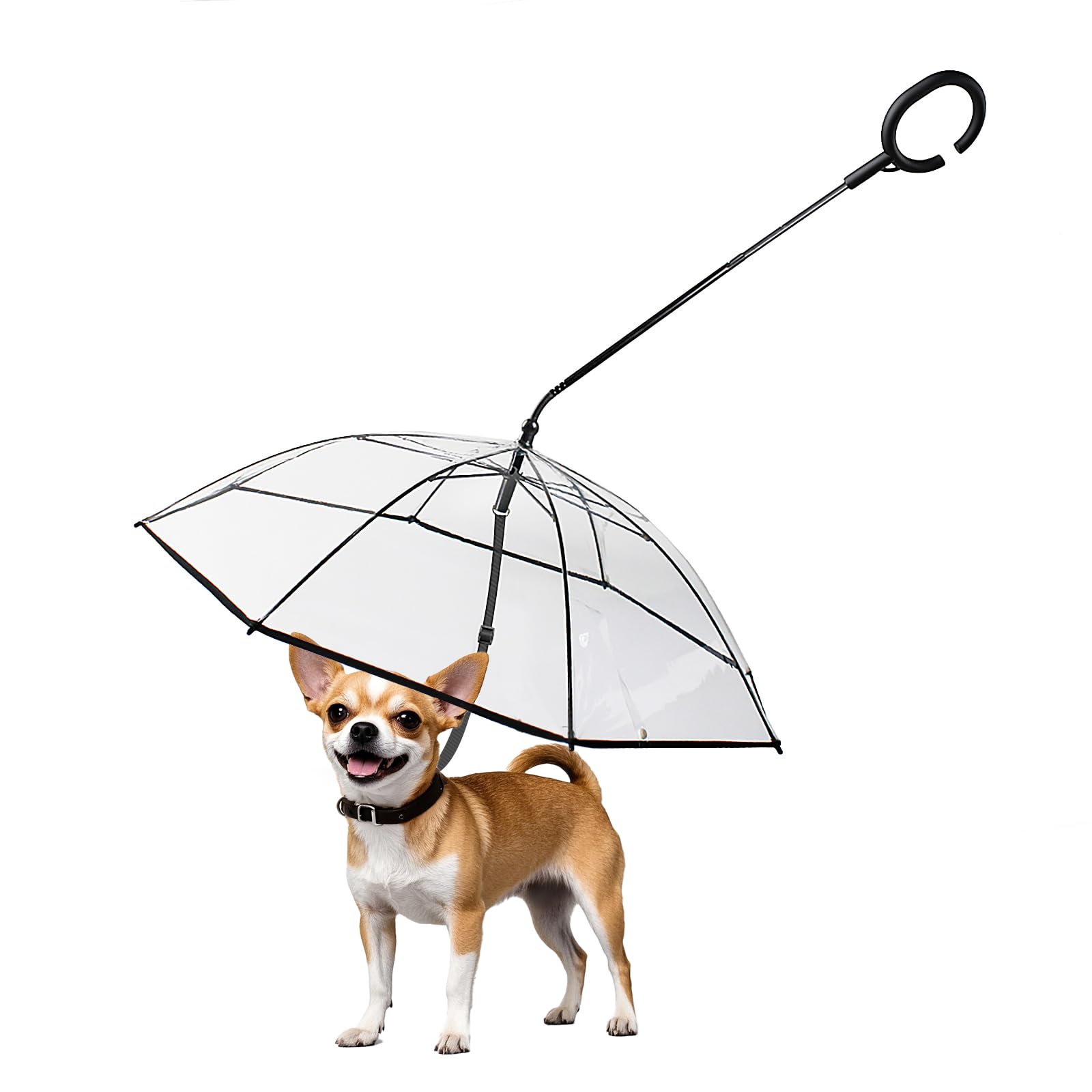 NAMSAN dog umbrella small dog coverage provides rain protection during walks