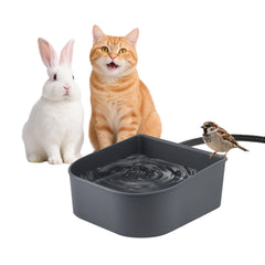 NAMSAN heated water bowl cat outdoors 1L keeps water unfrozen for pets