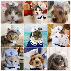 NAMSAN Sailor Costume ear slots help pets wear with ease