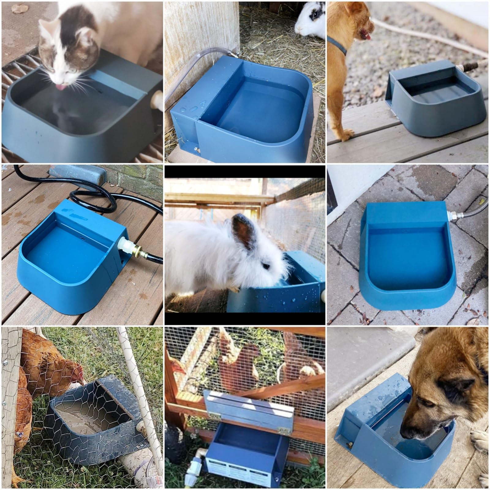 NAMSAN water dispenser 2L capacity for multiple pets throughout the day