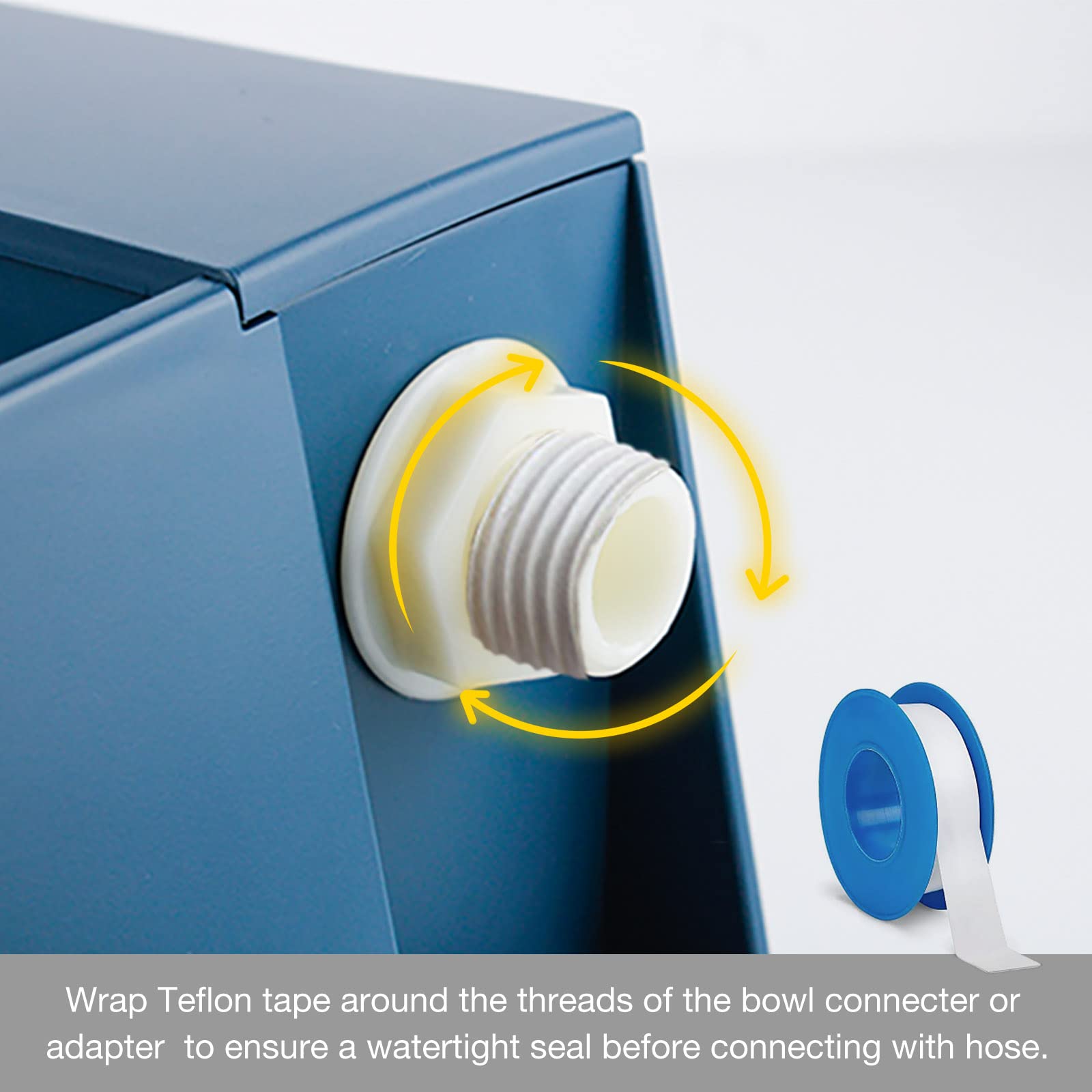 NAMSAN water inlet hose connection detail for easy setup