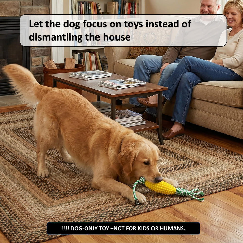 Nana Petit yellow corn-shaped toy bright color boosts grab-and-chew moments.