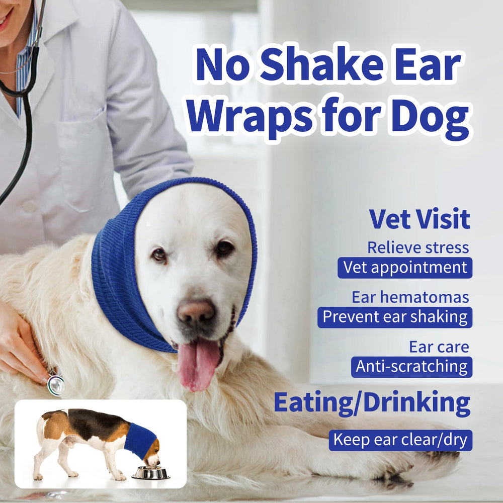 Nanaki dog calming hoodie ear covers highlight hearing protection during grooming and baths
