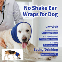 Nanaki dog calming hoodie ear covers highlight hearing protection during grooming and baths