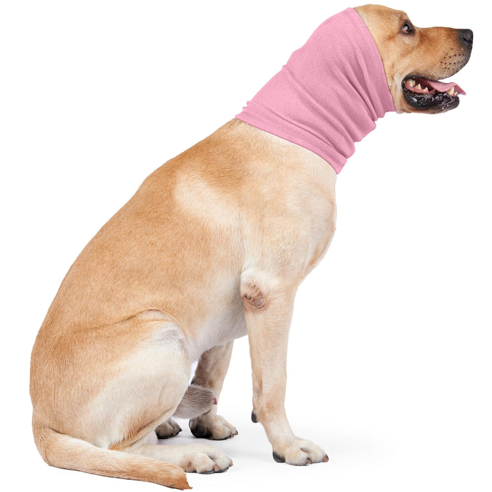 Nanaki dog calming hoodie ear wraps suitable for travel with protective ear coverage