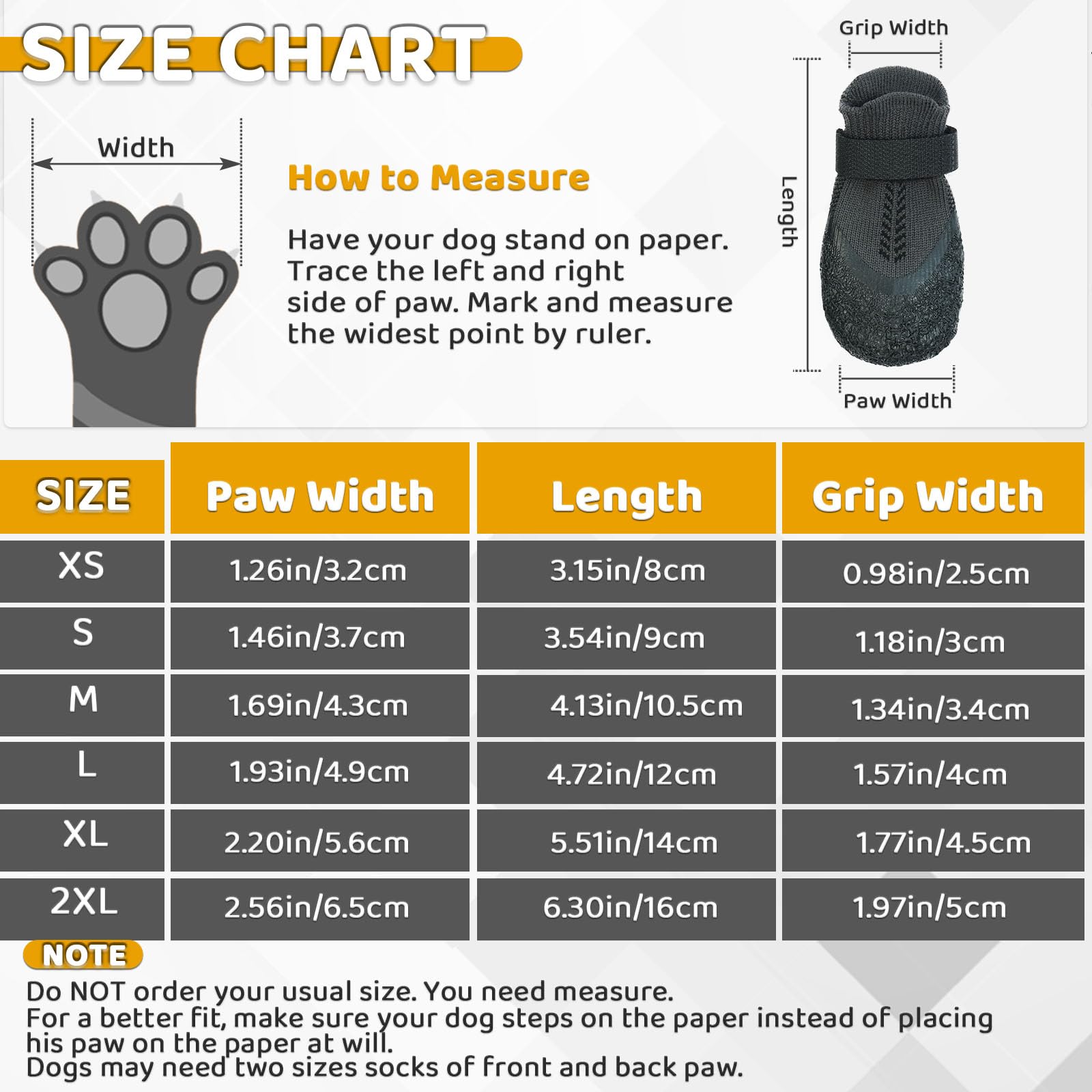 Nanaki large dog socks knit fabric enabling easy on and off.