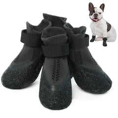 Nanaki large dog socks with anti-slip grip for secure indoor traction.
