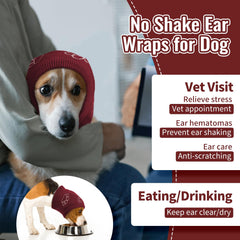 Nanaki protector orejas para hematomas en perro, soporte suave