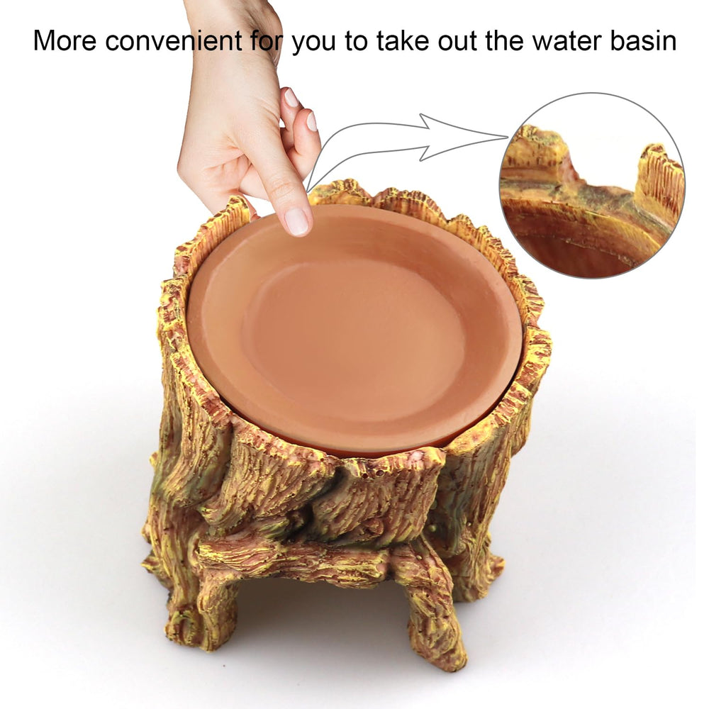 NANEEZOO Reptile Hide Cave easy-clean design simplifies enclosure maintenance